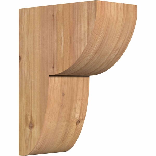 Ekena Millwork Crestline Smooth Corbel, Western Red Cedar, 5 1/2"W x 10"D x 14"H COR06X10X14CRE00SWR - main
